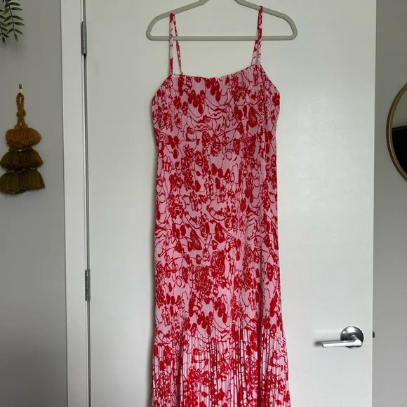 the a&f giselle pleat release midi dress Abercrombie Giselle Pleat Release Midi Dress Blue
